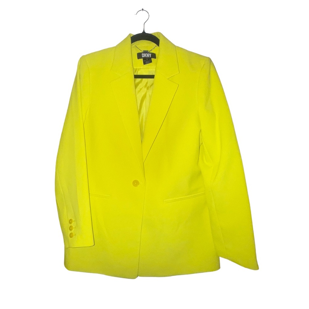 DKNY Women's Yellow Blazer